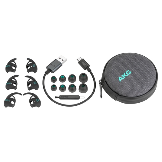 AKG N200A Wireless - Black - Wireless Sport Headphones - Detailshot 1 image number null